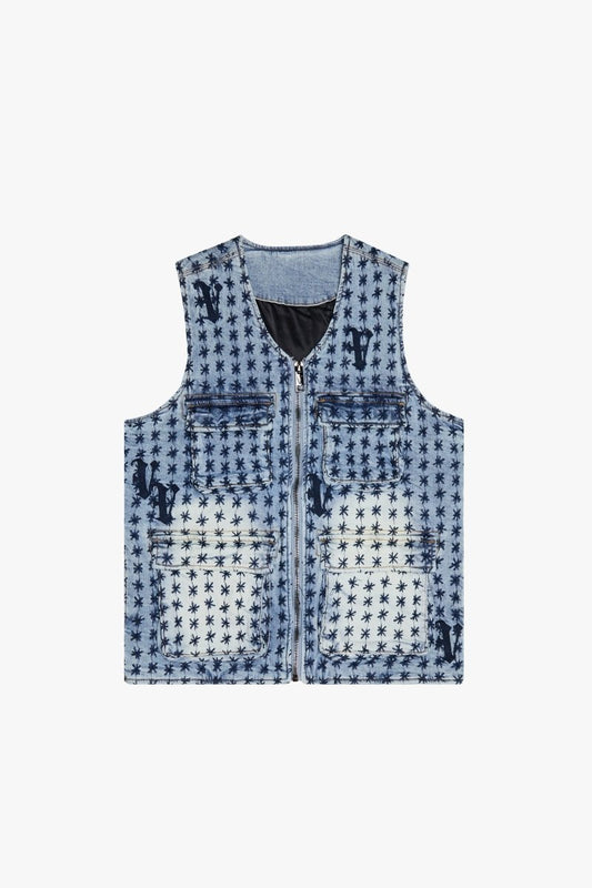 "STARLET" VEST BLUE/BLACK - Valabasas