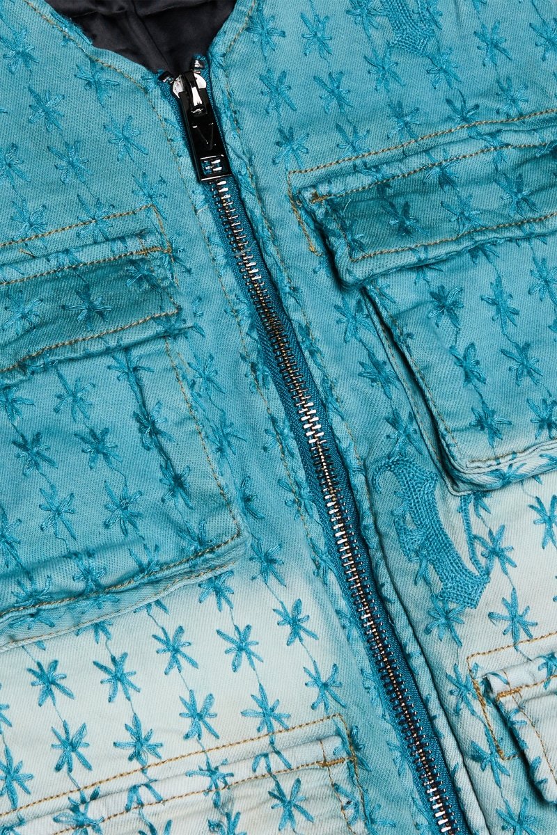 "STARLET" VEST LT.BLUE/BLUE - Valabasas