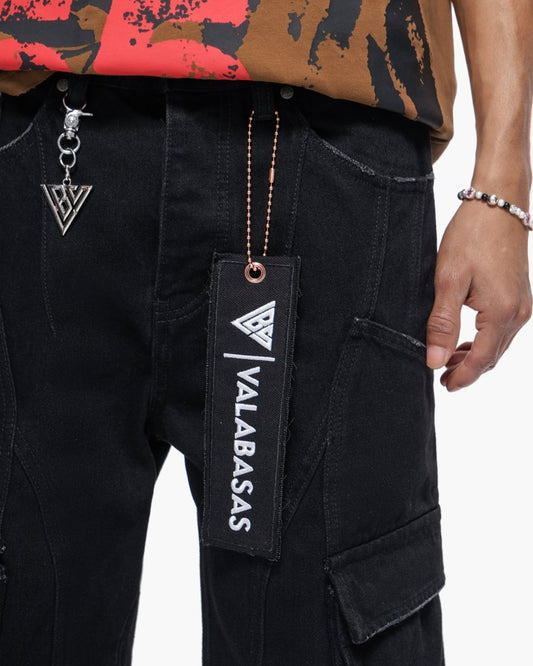 Static Jorts Black Washed - Valabasas