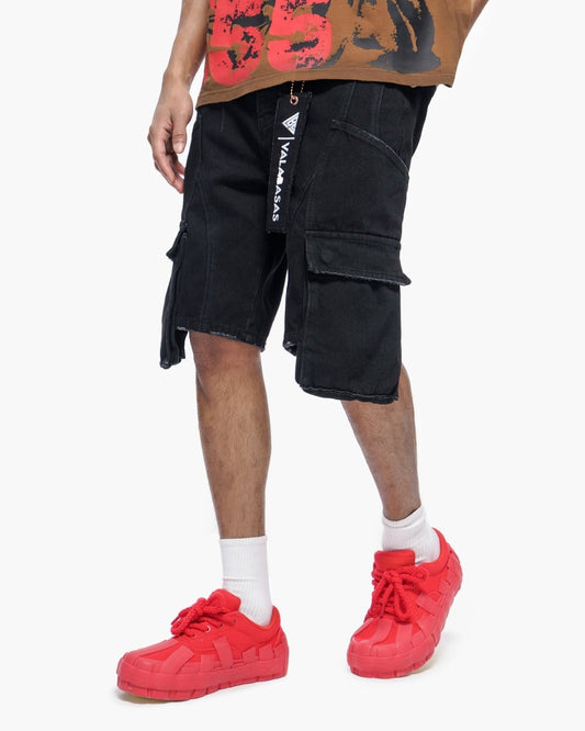 Static Jorts Black Washed - Valabasas