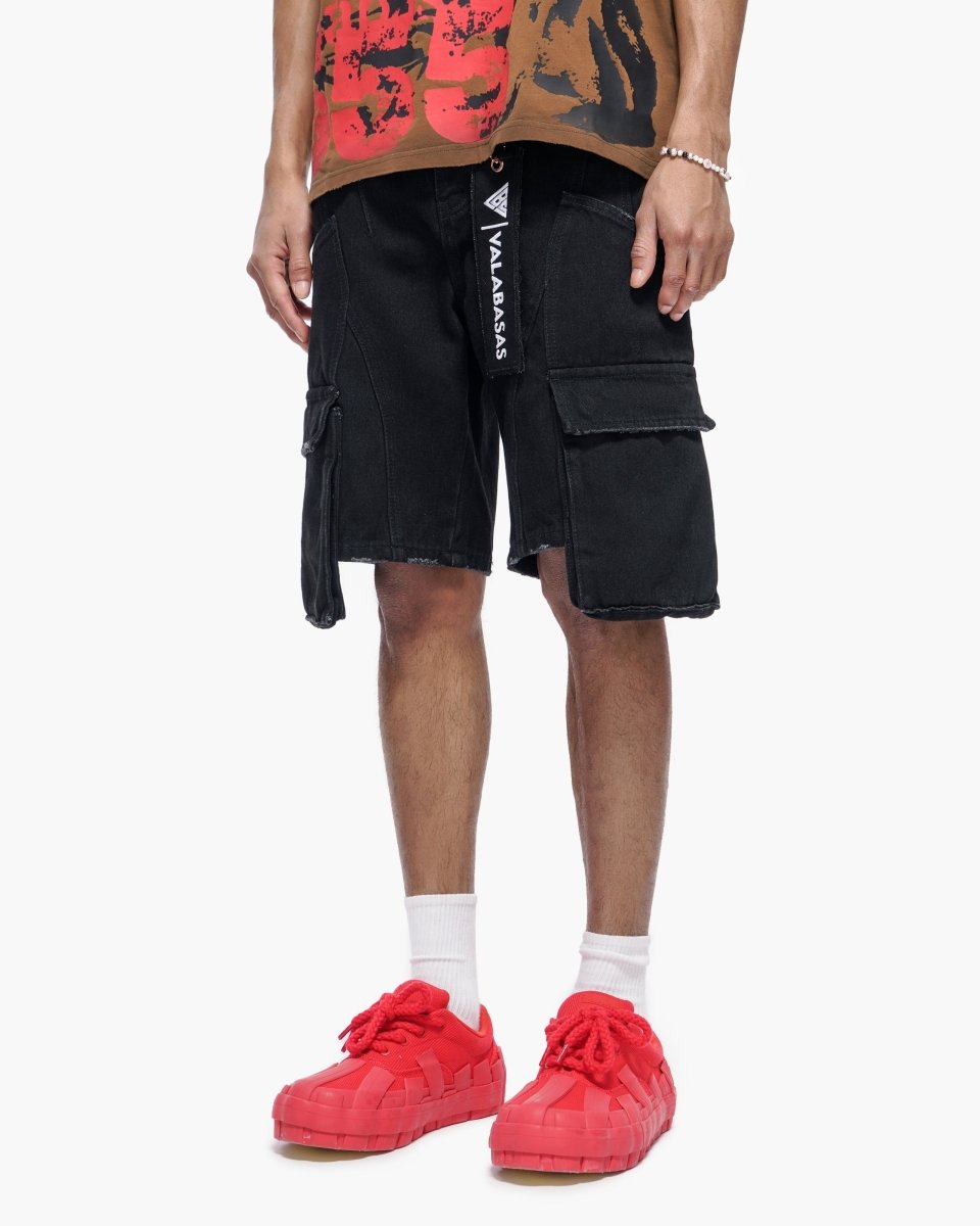 Static Jorts Black Washed - Valabasas