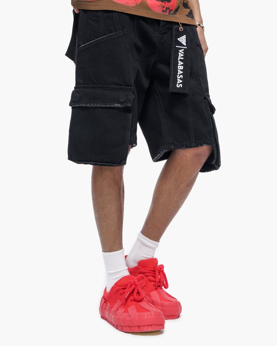 Static Jorts Black Washed - Valabasas