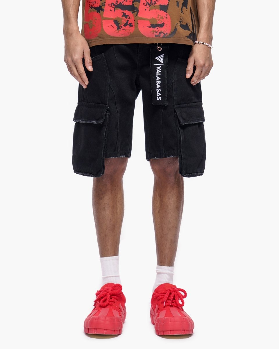 Static Jorts Black Washed - Valabasas