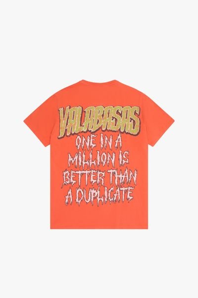 "STAY WEIRD" TEE VINTAGE ORANGE - Valabasas