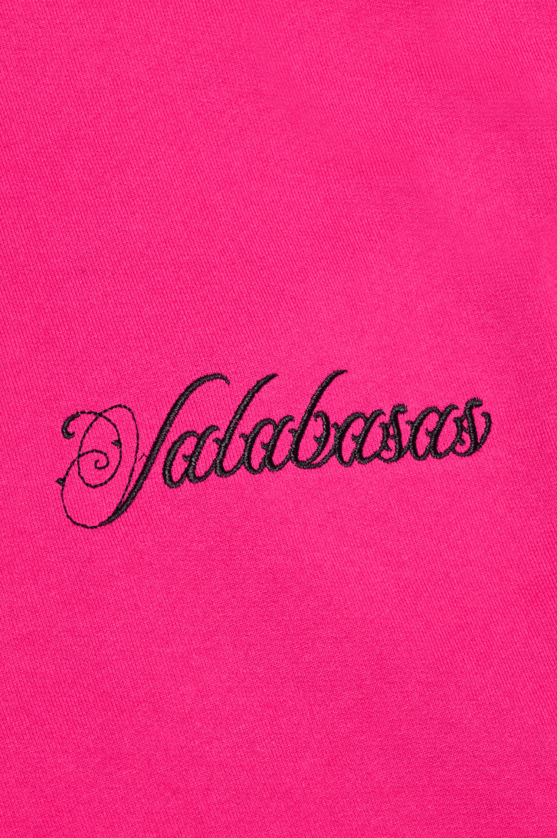 "STEEL" CROPPED HOODIE PINK - Valabasas