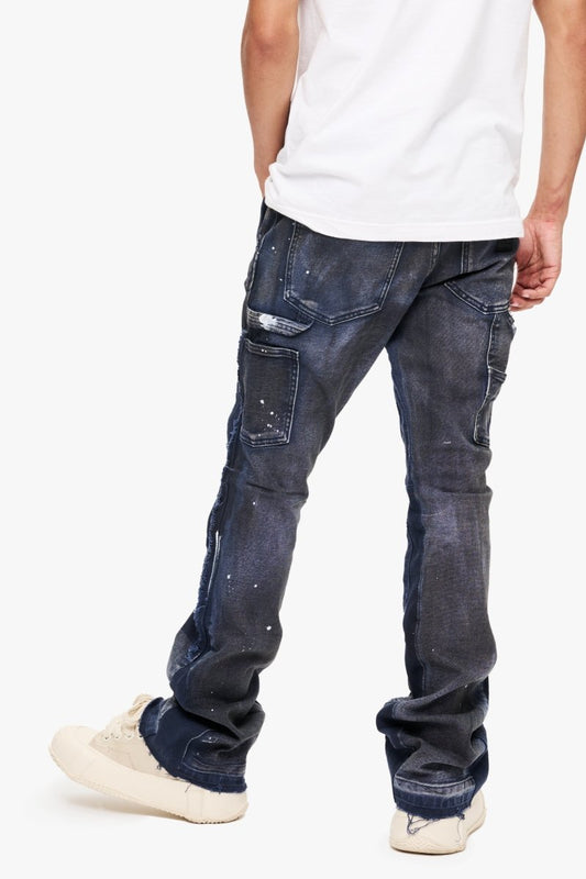 Stellar Night Stacked Dk Blue - Valabasas