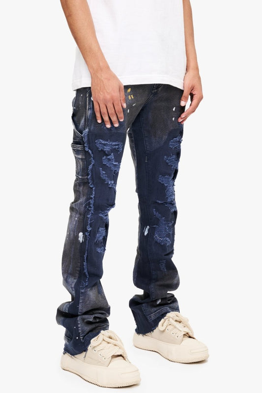 Stellar Night Stacked Dk Blue - Valabasas