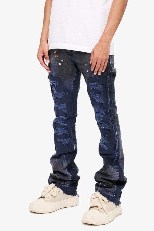 Stellar Night Stacked Dk Blue - Valabasas