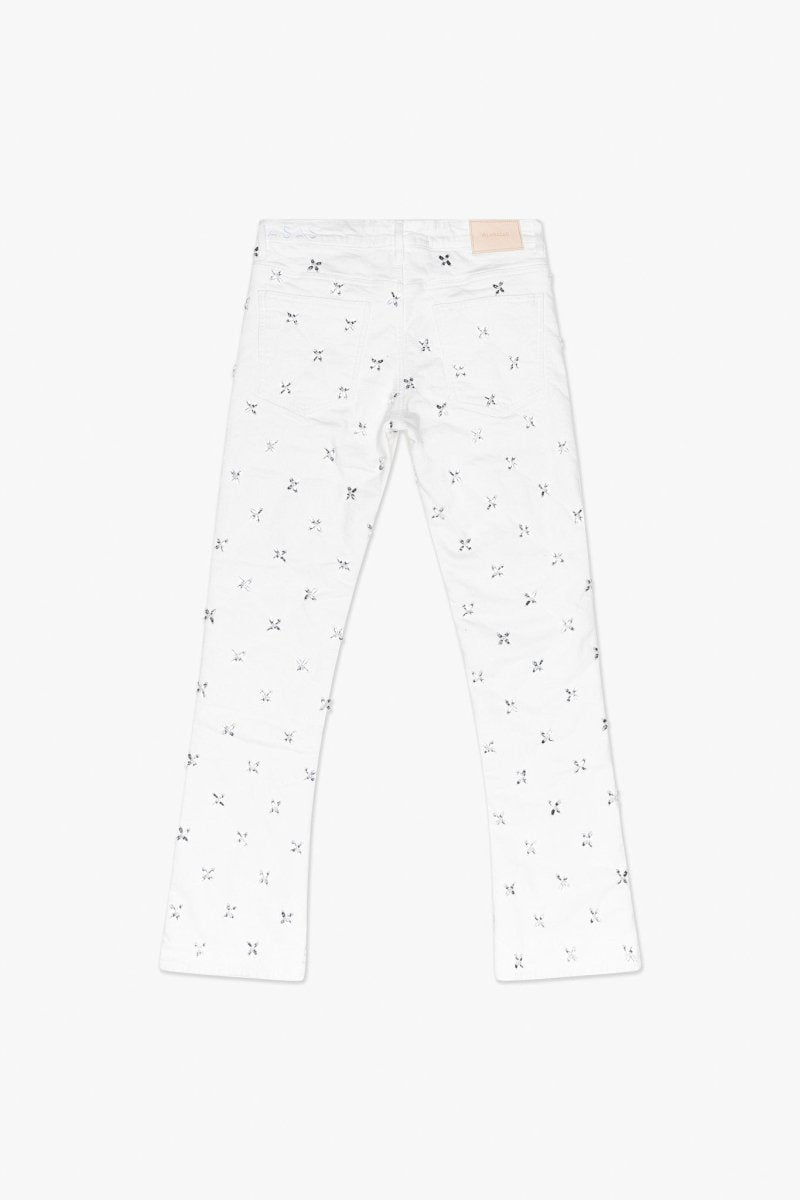 Stim Stacked Jean White