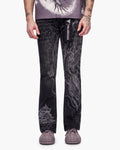 Stone Serpent Stacked Denim Vintage Black