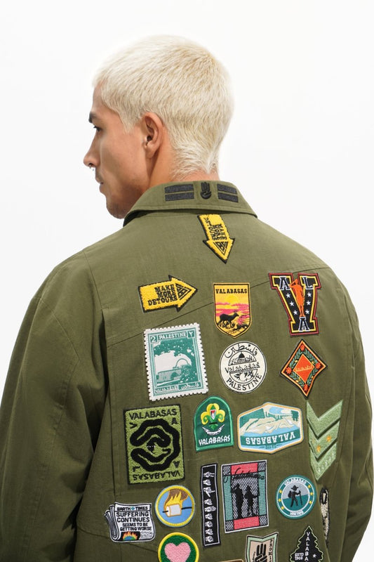 Stonepine Olive Button Down - Valabasas