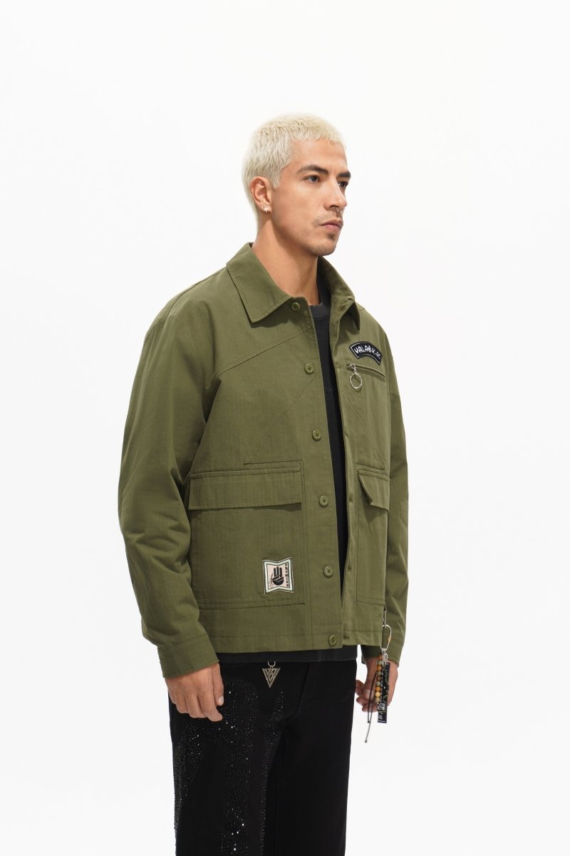 Stonepine Olive Button Down - Valabasas