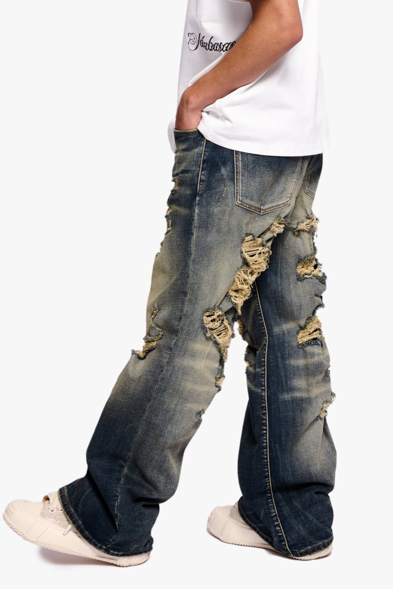 "Streak" baggy denim vin.Blue - Valabasas
