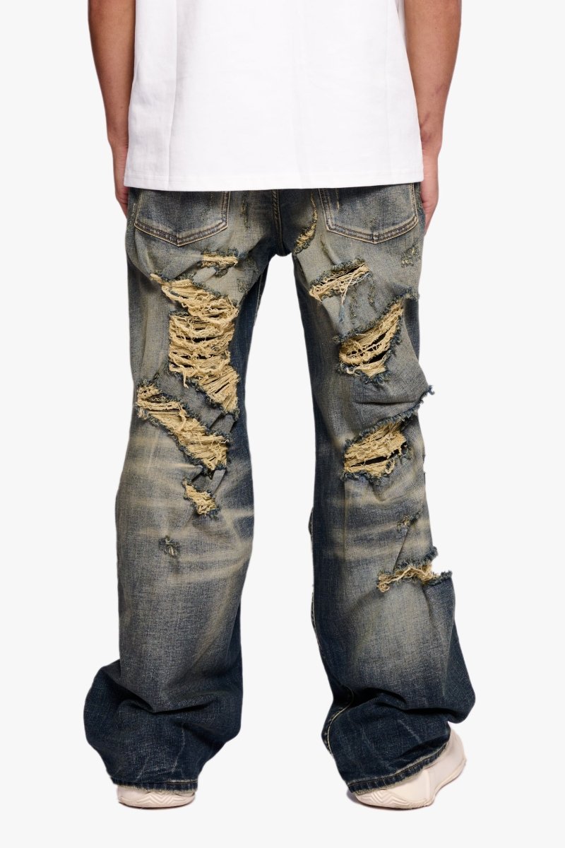 "Streak" baggy denim vin.Blue - Valabasas