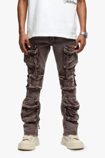 Strike Stacked Flare Jean Success Brown Wash