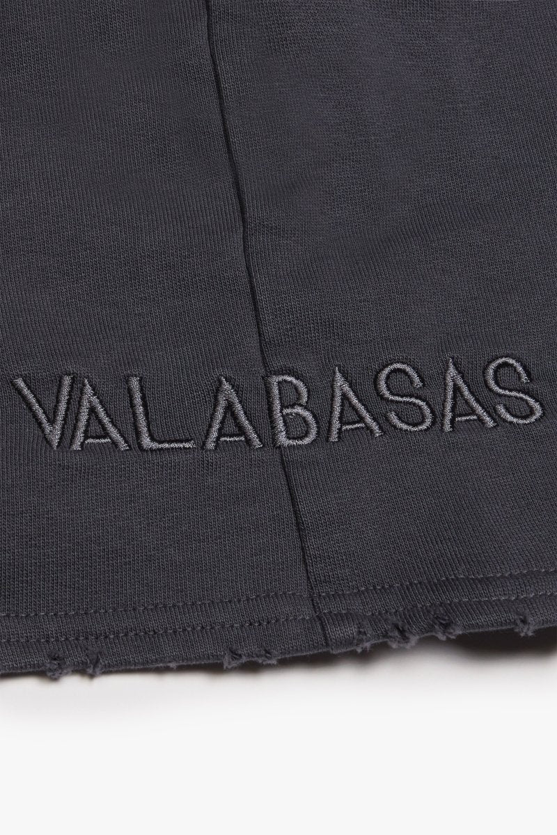 "SUAVA" FRENCH TERRY SHORTS DK. GREY - Valabasas