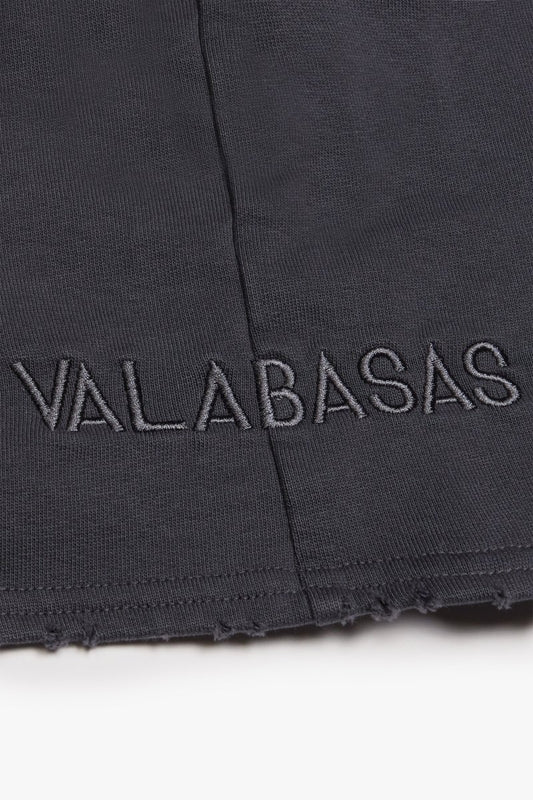 "SUAVA" FRENCH TERRY SHORTS DK. GREY - Valabasas