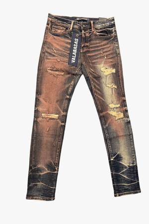 "ACE" RED STRAIGHT PANT