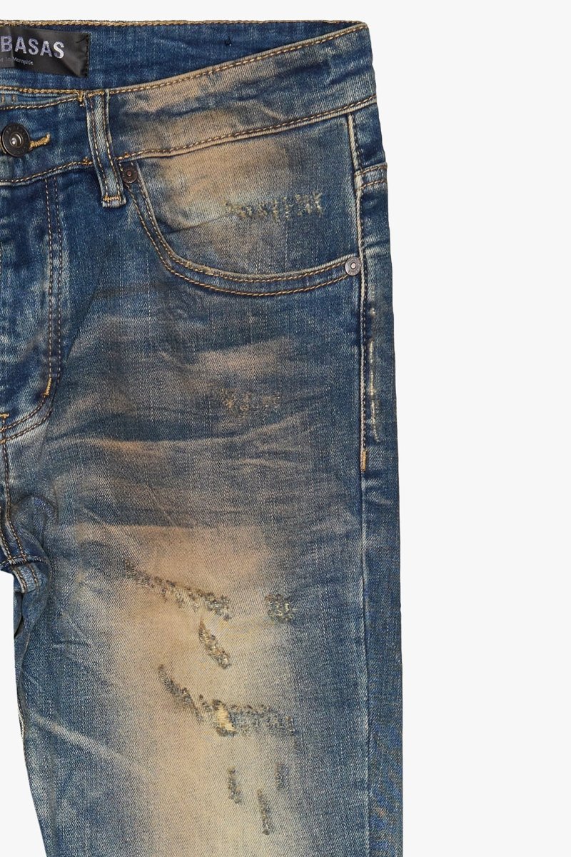 Sunwashed Stacked Flare Vintage BLue