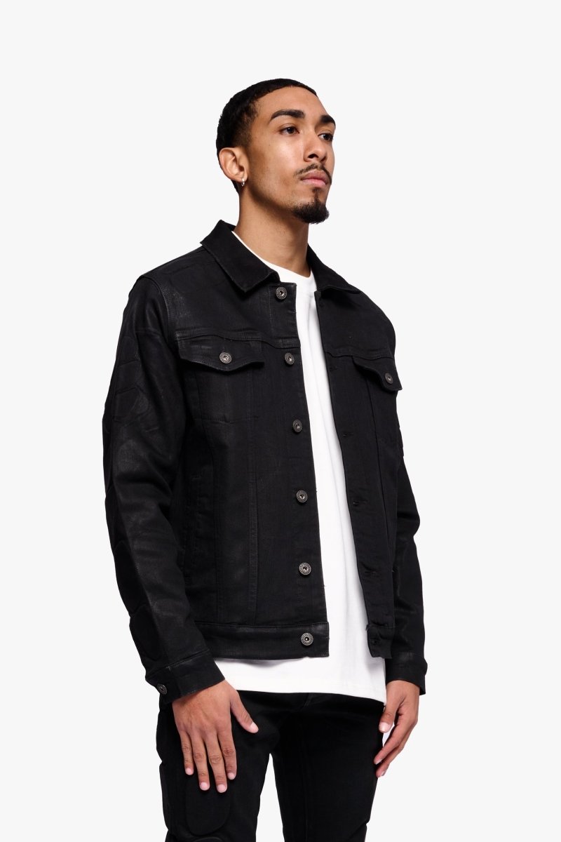 Swift Black Waxed Jacket - Valabasas