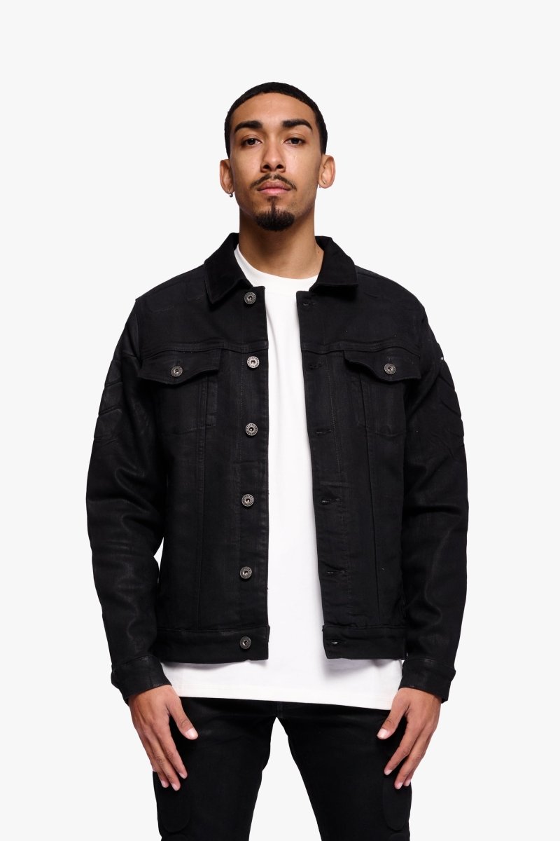Swift Black Waxed Jacket - Valabasas