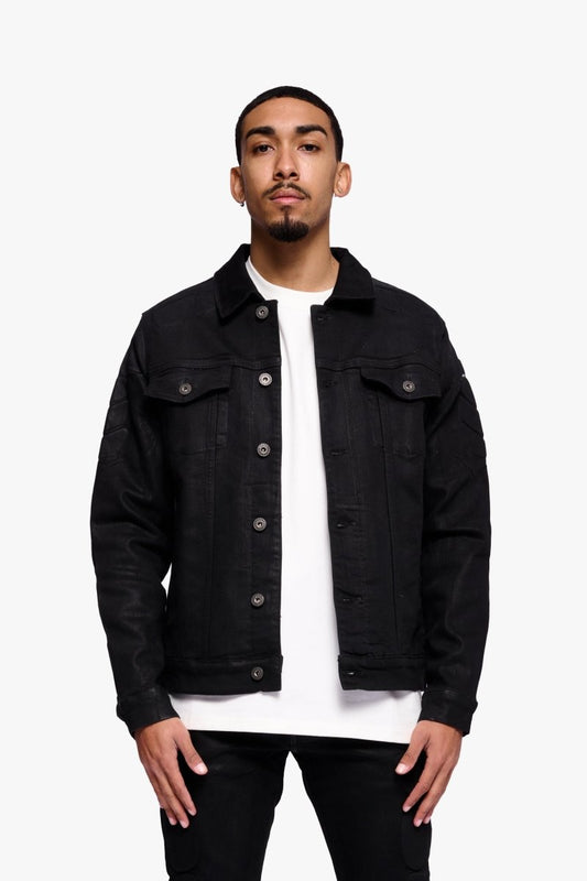 Swift Black Waxed Jacket - Valabasas