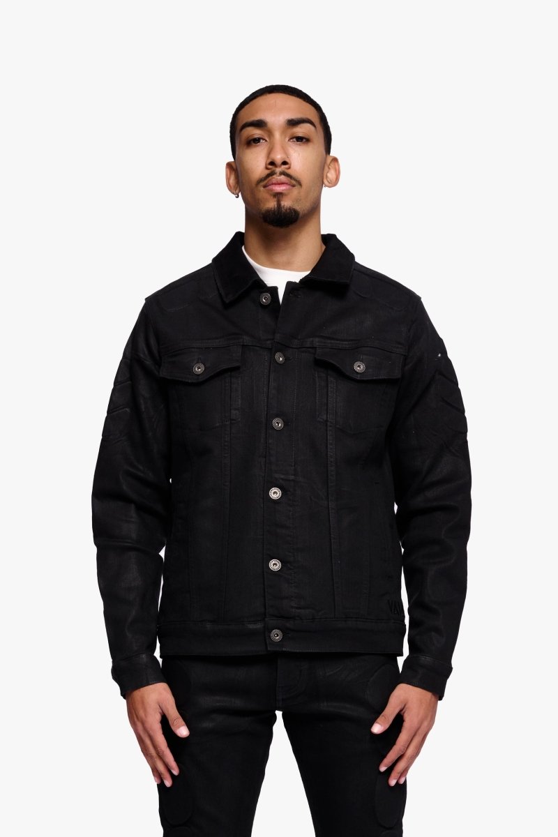 Swift Black Waxed Jacket - Valabasas