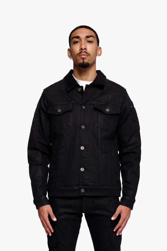 Swift Black Waxed Jacket - Valabasas