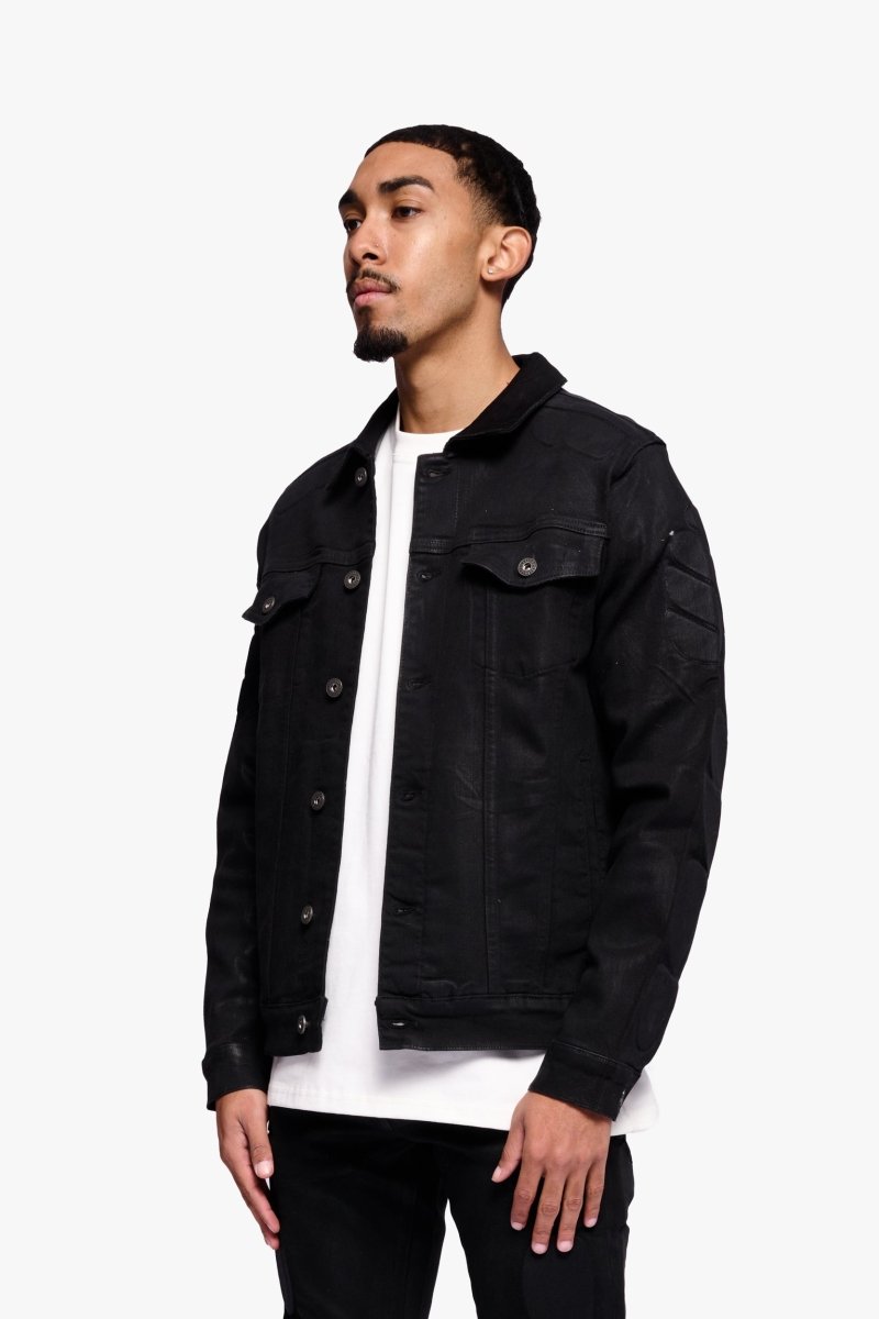 Swift Black Waxed Jacket - Valabasas