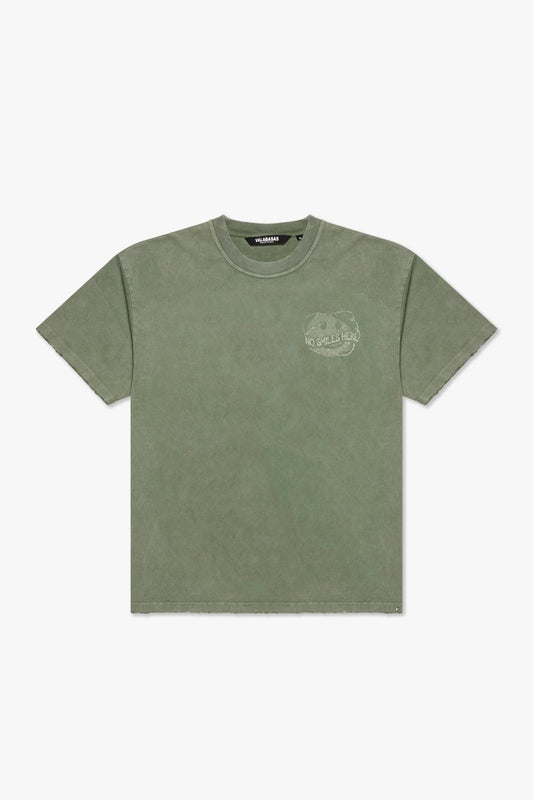 "SWINGS" TEE VINTAGE OLIVE - Valabasas