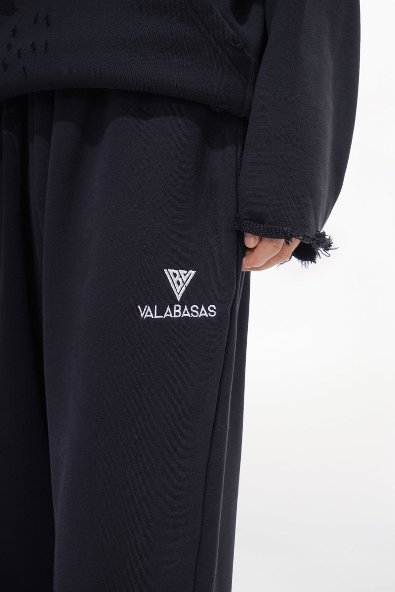 Syndicate Fleece Pants Baggy Black - Valabasas