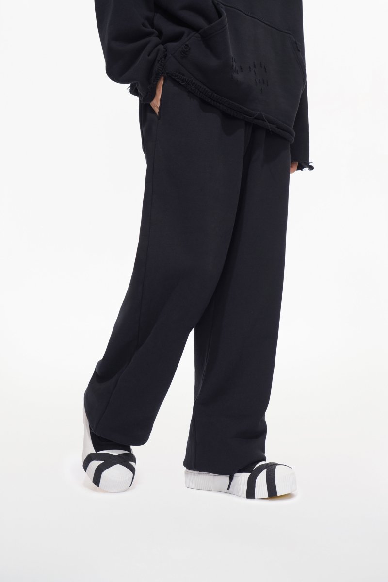 Syndicate Fleece Pants Baggy Black - Valabasas