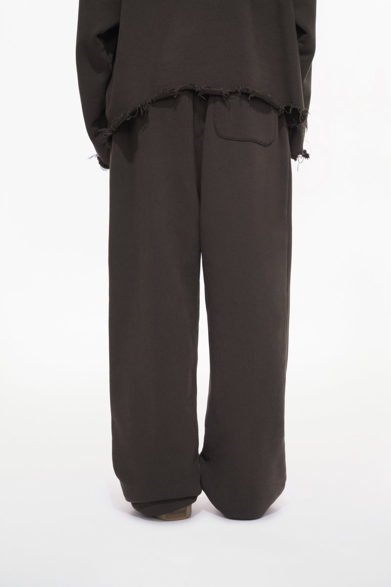 Syndicate Fleece Pants Baggy Brown - Valabasas