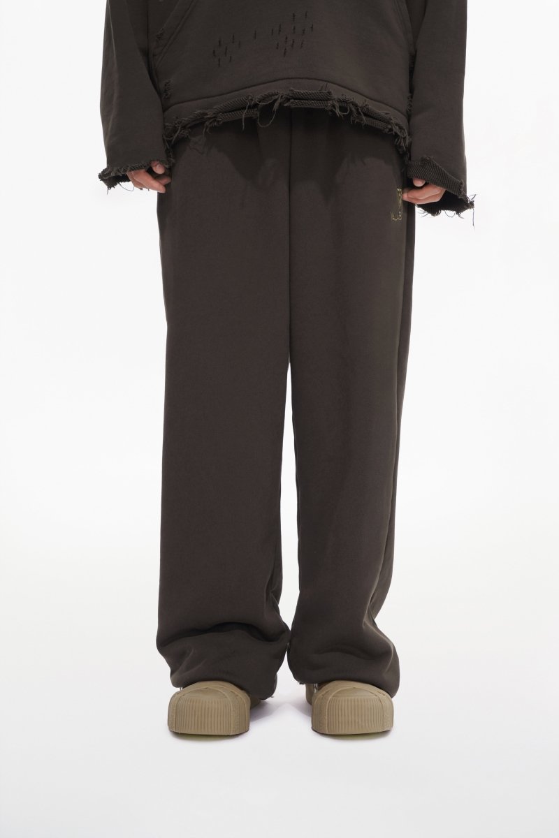 Syndicate Fleece Pants Baggy Brown - Valabasas
