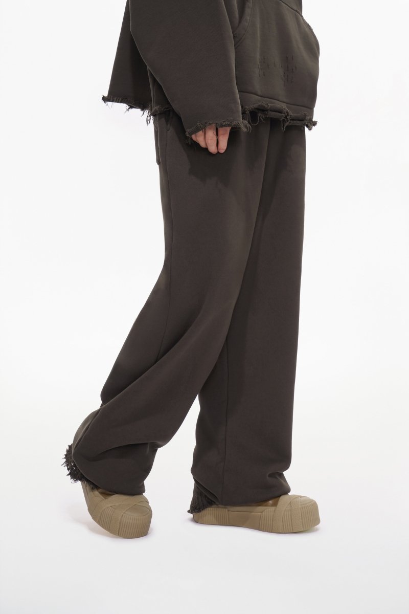 Syndicate Fleece Pants Baggy Brown - Valabasas