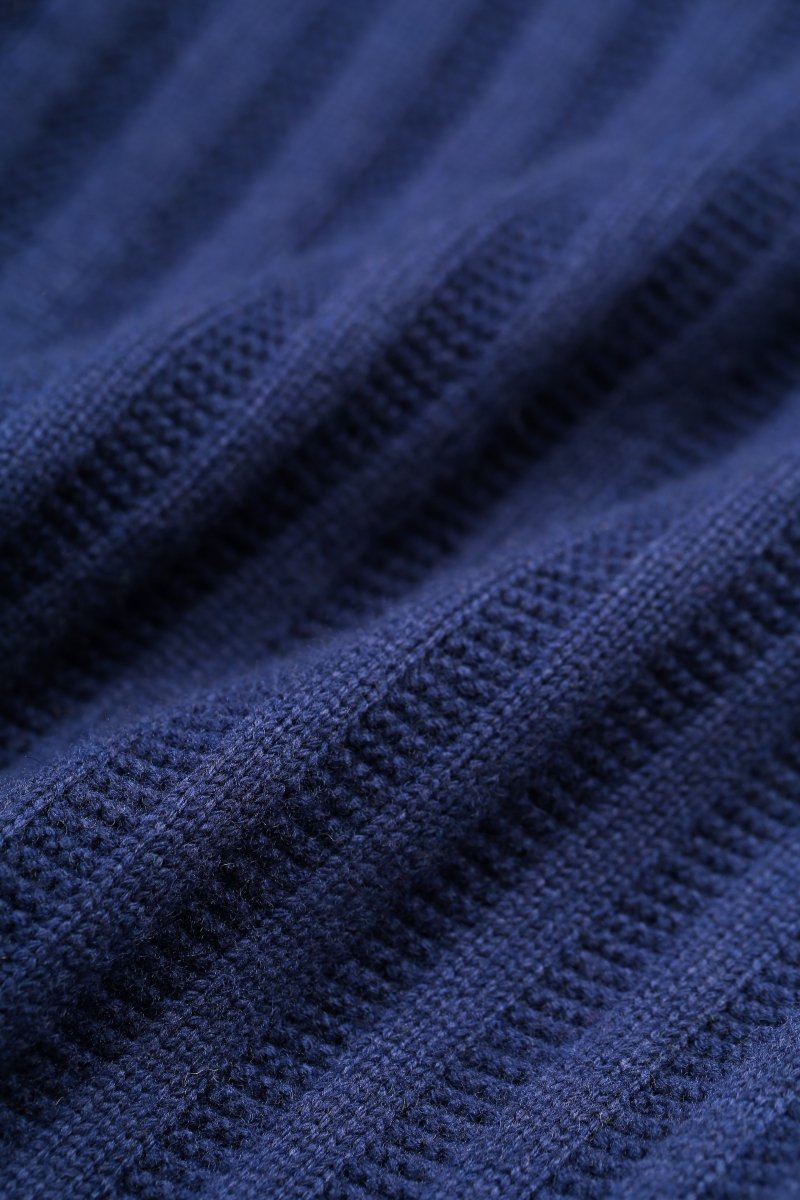 Tacto Knit Pants – Blue (Cashmere Blend) - Valabasas