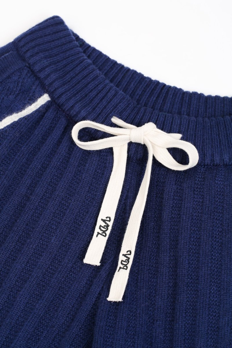 Tacto Knit Pants – Blue (Cashmere Blend) - Valabasas