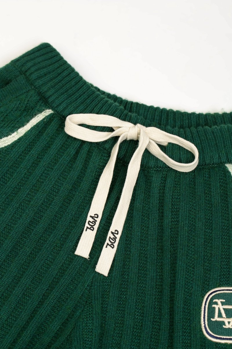 Tacto Knit Pants – Green (Cashmere Blend) - Valabasas