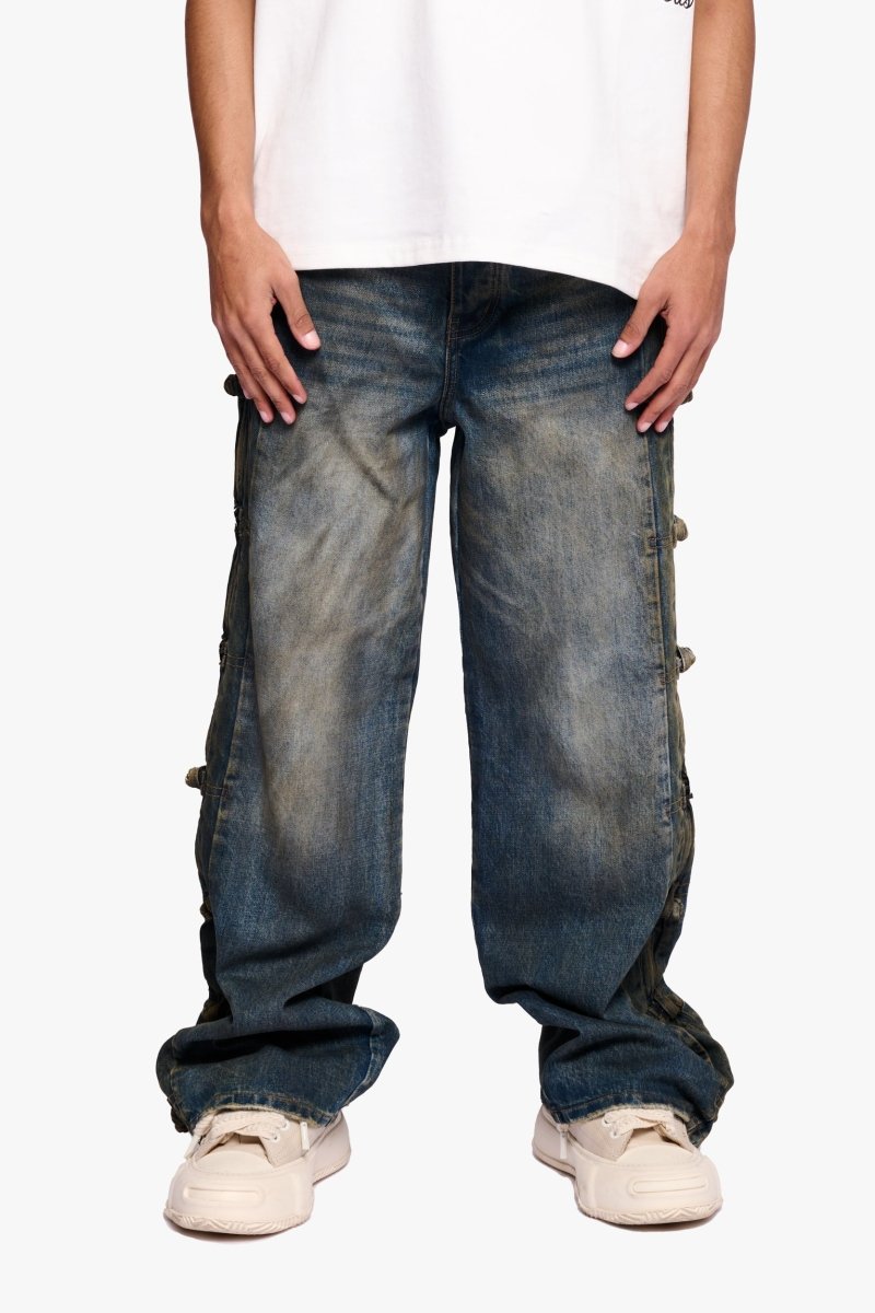 Tagged Dirty Blue Washed Baggy - Valabasas