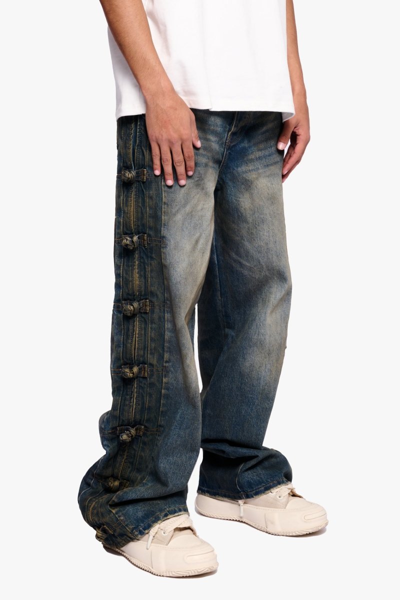 Tagged Dirty Blue Washed Baggy - Valabasas