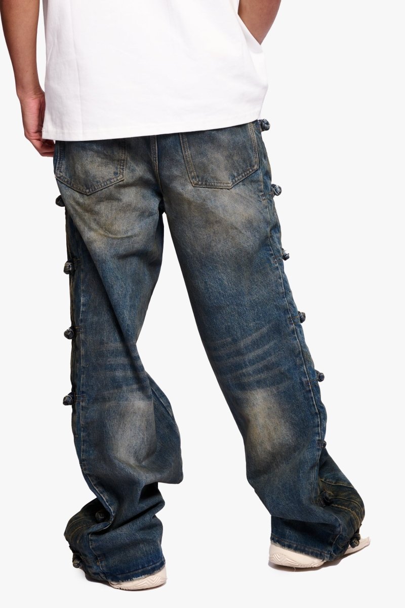 Tagged Dirty Blue Washed Baggy - Valabasas