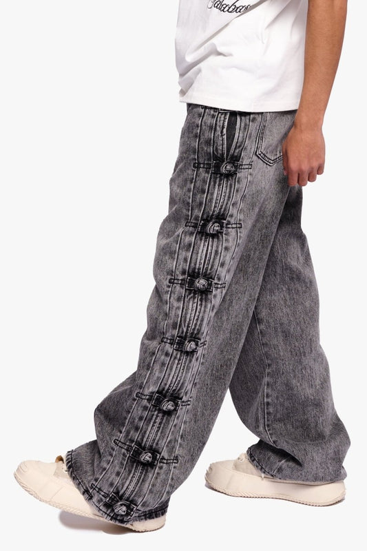 Tagged Grey Wash Baggy - Valabasas