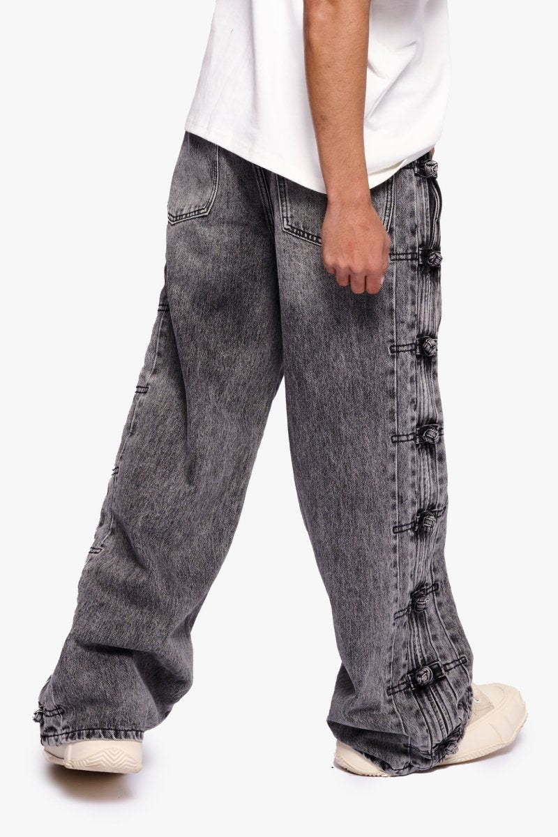 Tagged Grey Wash Baggy - Valabasas