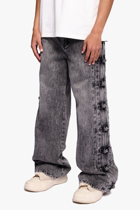 Tagged Grey Wash Baggy - Valabasas