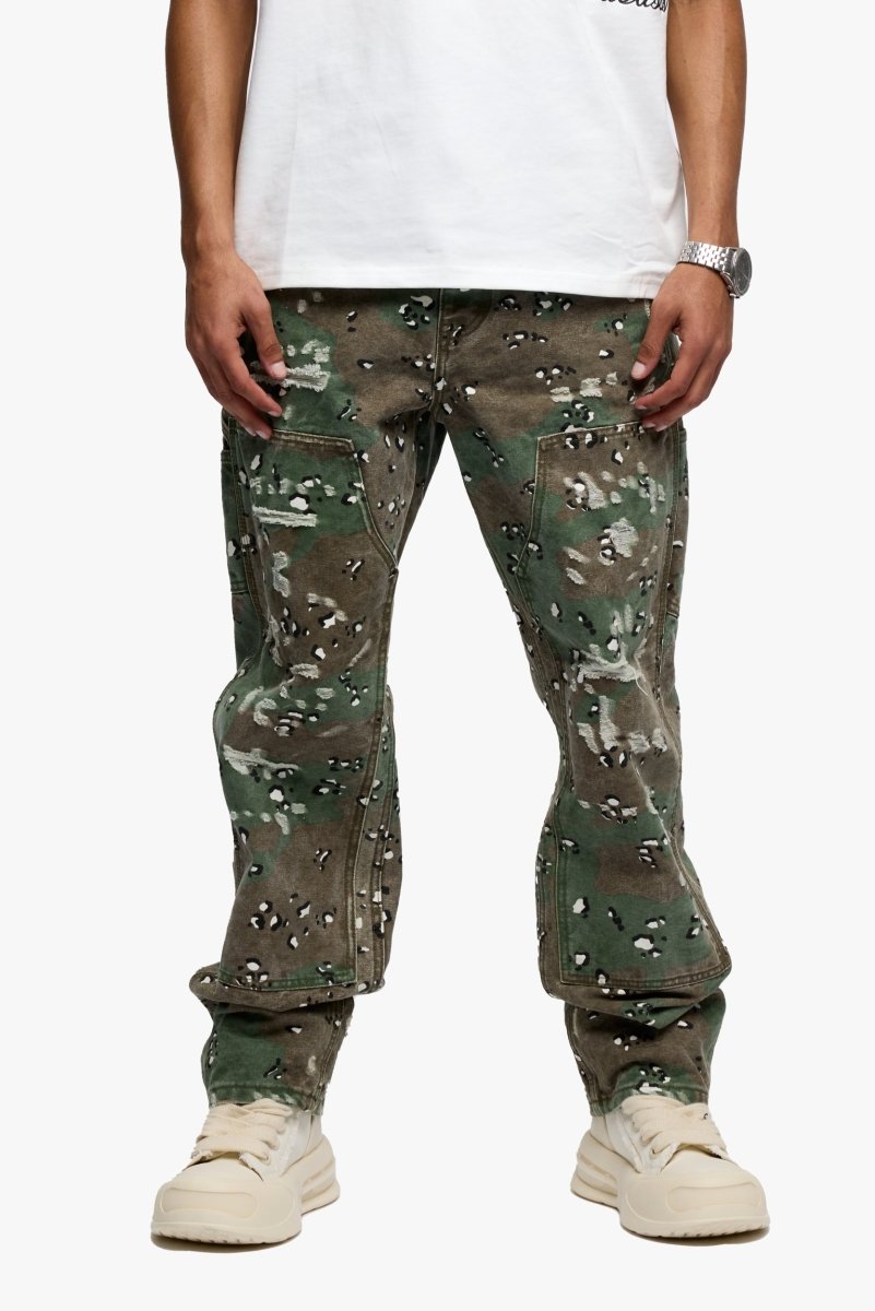 Talgate Straight Pant Db Green - Valabasas