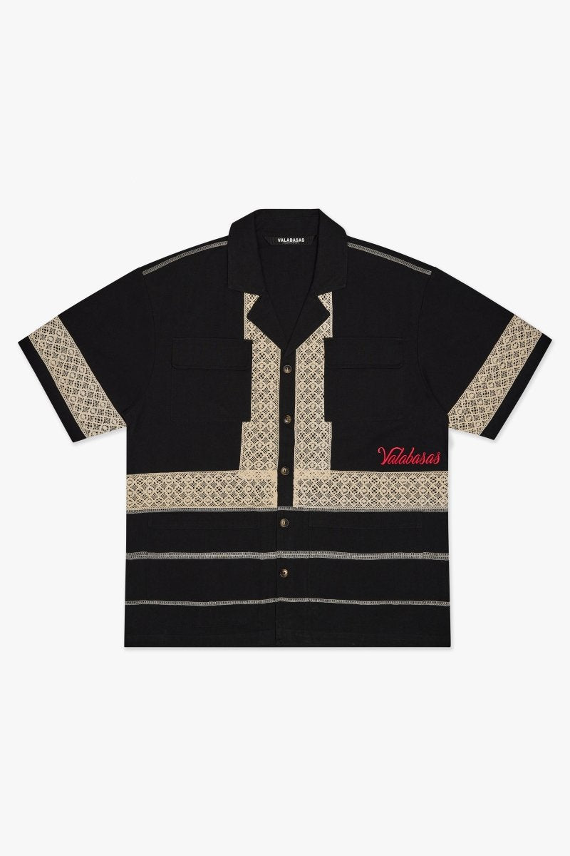 Talia Button Down Black - Valabasas