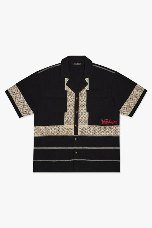 Talia Button Down Black - Valabasas