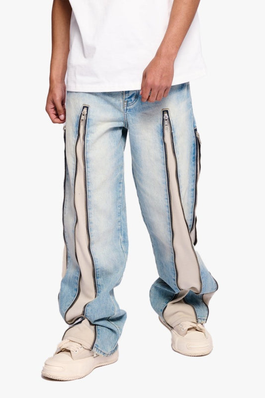 Tarnish Baggy Blue Off - white - Valabasas