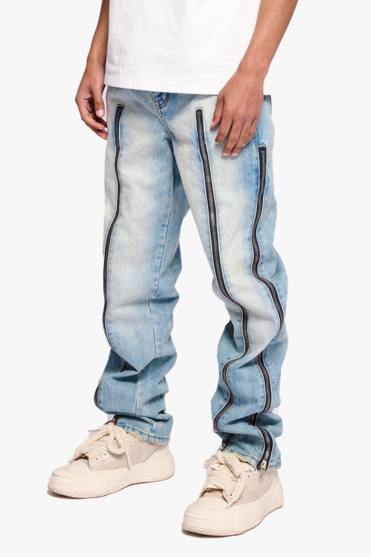 Tarnish Baggy Blue Off - white - Valabasas