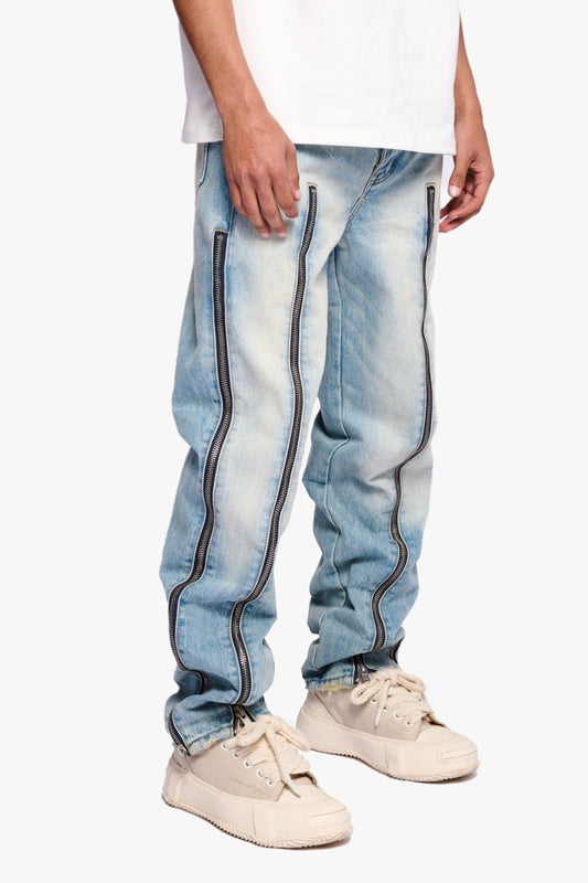 Tarnish Baggy Blue Off - white - Valabasas